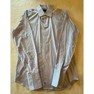 David Donahue Men's Trim Fit Non-Iron Dress Shirt